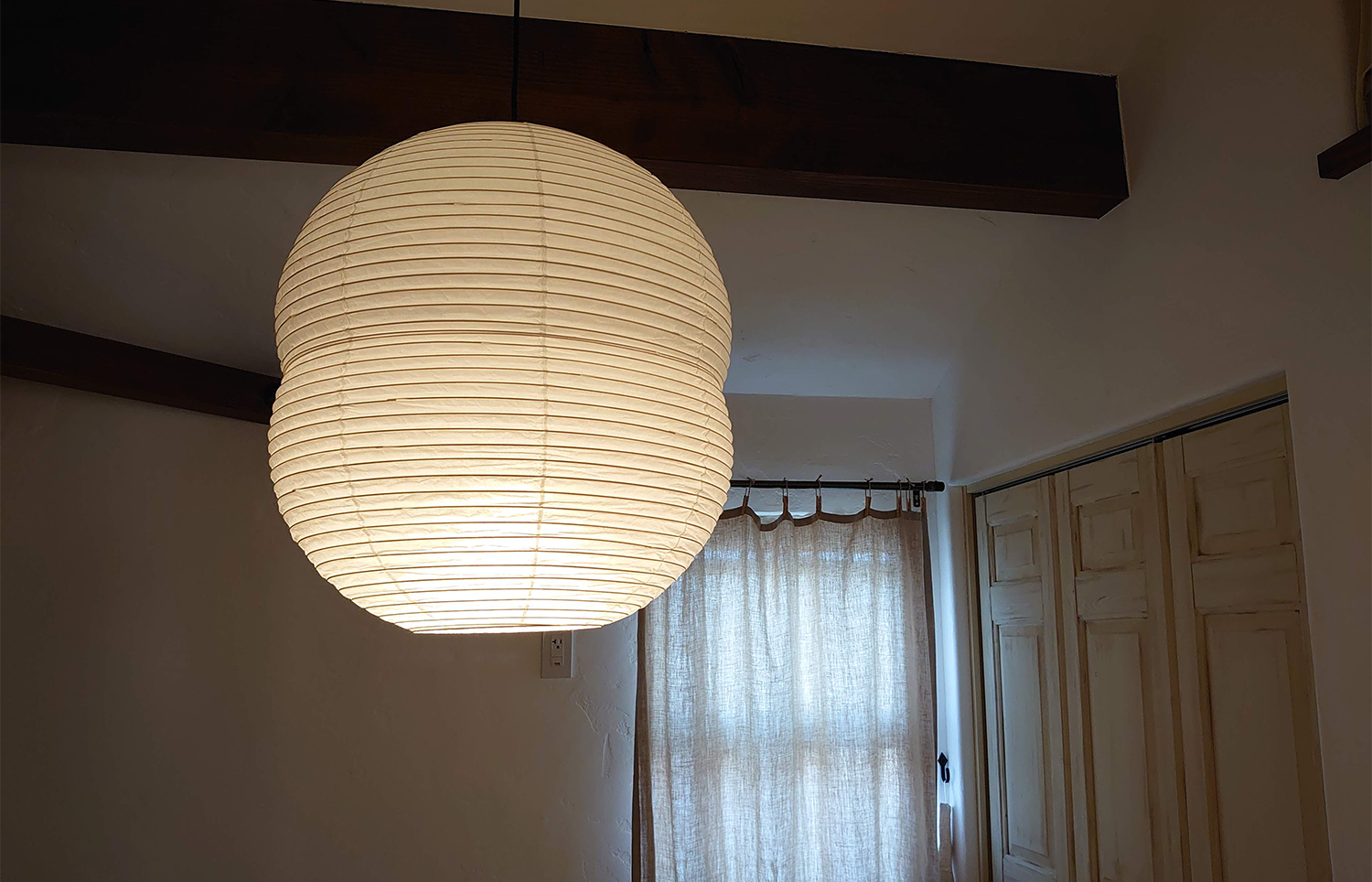 EDOHOTARU Double Bubble Small Pendant Lamp by Gifu Lamps Pendant Lamps